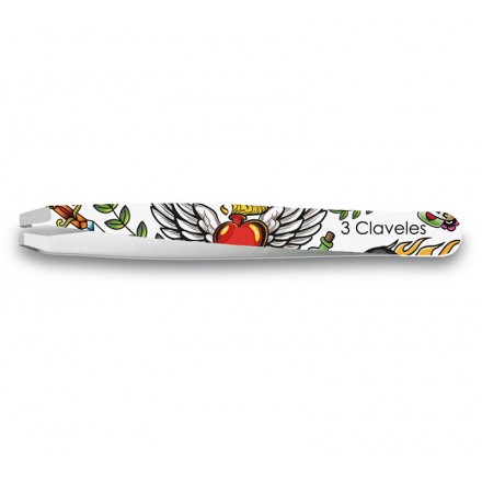 Tres Claveles Pinza de Depilar Cangrejo Tatto Inox 9.5 cm Tres Claveles Pinza de Depilar Cangrejo Tatto Inox 9.5 cm