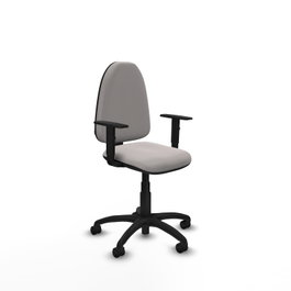 PIQUERAS Y CRESPO Silla de oficina Aýna Blanco Similpiel