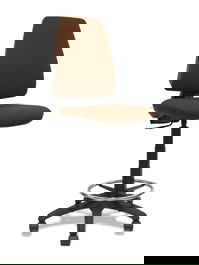 Taburete Piqueras y Crespo PB463RN Marrón oscuro PVC