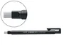 Tombow Portagomas Mono Zero con Clip, Goma Rectangular 2,5 x 5 mm, Negro