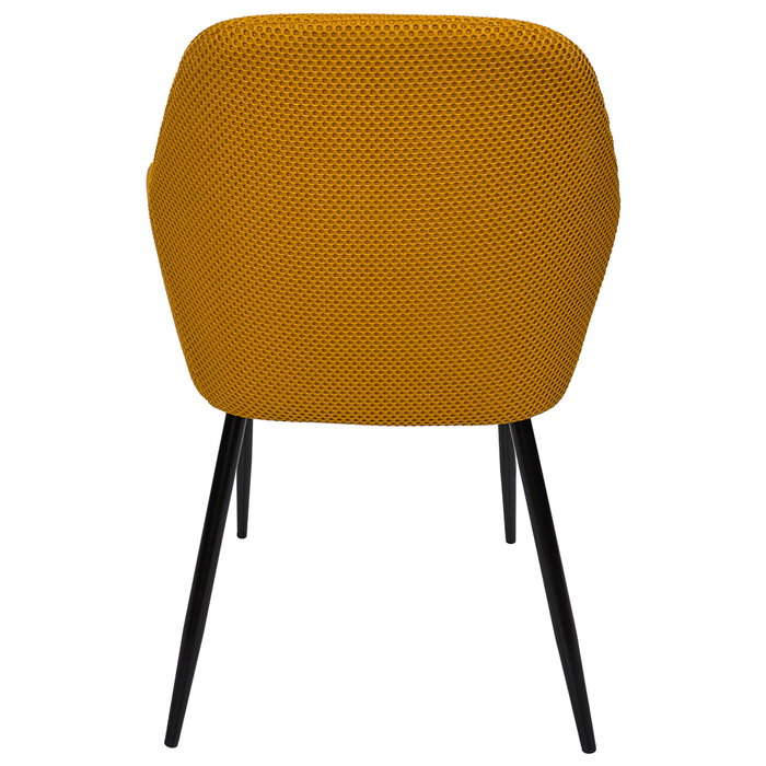 Home Deco Factory Silla Butaca Atom Mostaza Contemporain 59x55,7 cm h.85 cm