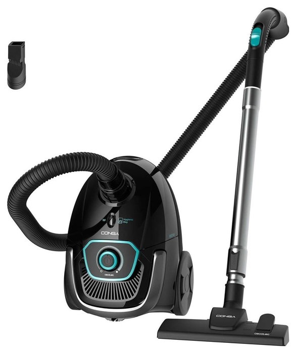 Cecotec Conga Powerbag 2500 Plus Aspiradora de tambor 850 W, Negro, 2,5 L Cecotec Conga Powerbag 2500 Plus Aspiradora de tambor 850 W, Negro, 2,5 L