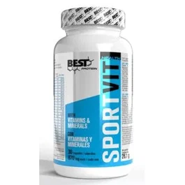 Best Protein Sport Vit Multivitamínico Neutro, Complejo de Vitaminas y Minerales, 30 Cápsulas