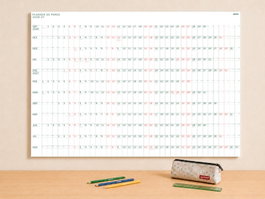 ADDITIO Planner de pared A1 curso 2026-27 84x59,4 cm.