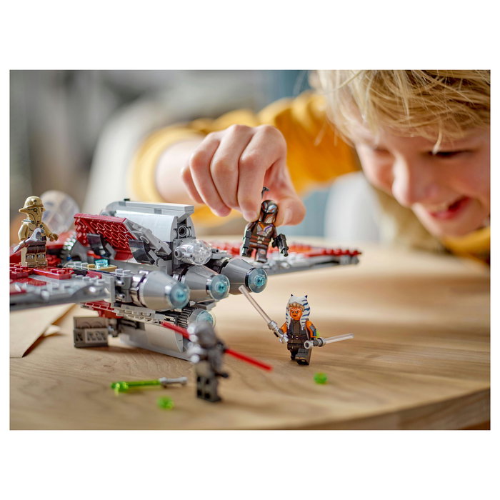LEGO Star Wars Ahsoka Tano T-6 Jedi Shuttle 75362 Juego de Construcción 601 Piezas para Niños y Niñas 9+ Años
