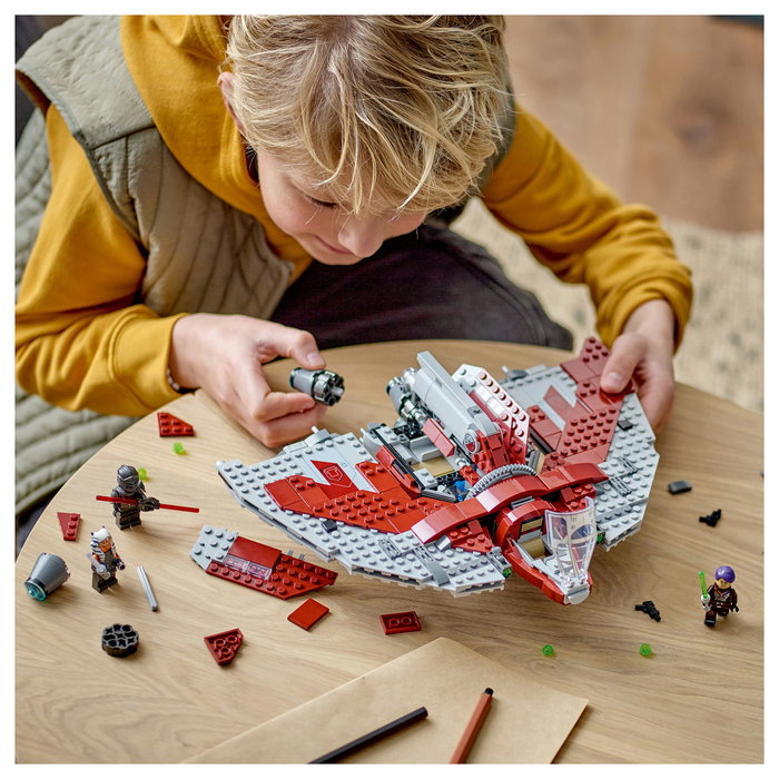 LEGO Star Wars Ahsoka Tano T-6 Jedi Shuttle 75362 Juego de Construcción 601 Piezas para Niños y Niñas 9+ Años
