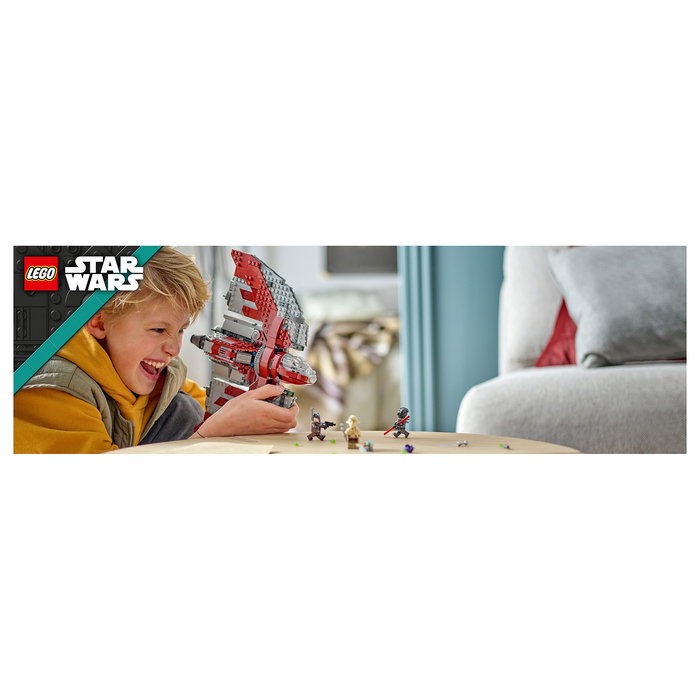 LEGO Star Wars Ahsoka Tano T-6 Jedi Shuttle 75362 Juego de Construcción 601 Piezas para Niños y Niñas 9+ Años