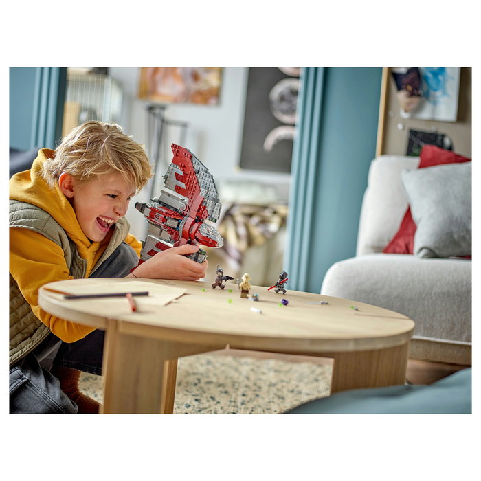 LEGO Star Wars Ahsoka Tano T-6 Jedi Shuttle 75362 Juego de Construcción 601 Piezas para Niños y Niñas 9+ Años