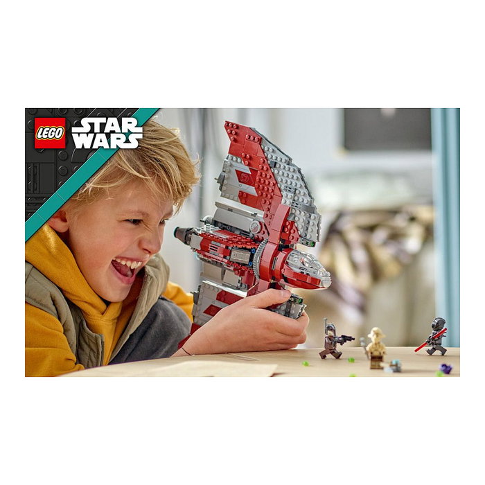 LEGO Star Wars Ahsoka Tano T-6 Jedi Shuttle 75362 Juego de Construcción 601 Piezas para Niños y Niñas 9+ Años