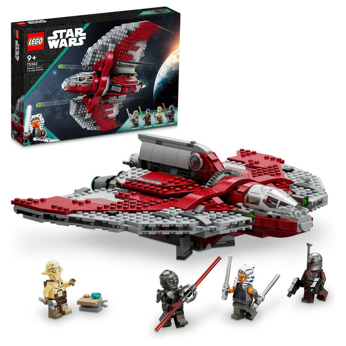 LEGO Star Wars Ahsoka Tano T-6 Jedi Shuttle 75362 Juego de Construcción 601 Piezas para Niños y Niñas 9+ Años