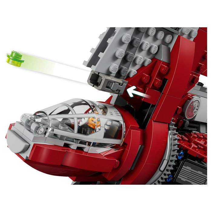 LEGO Star Wars Ahsoka Tano T-6 Jedi Shuttle 75362 Juego de Construcción 601 Piezas para Niños y Niñas 9+ Años