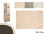 GIFTDECOR Alfombra de pelo corto surtido 3 colores 133x190cm
