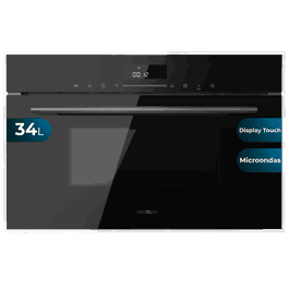 Cecotec Bolero Hexa MW703810 Microondas Integrable Glass Black de 34L