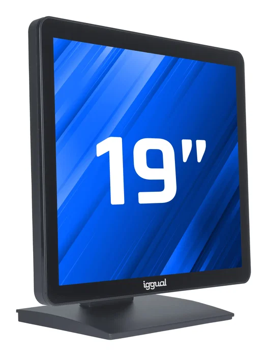 Iggual Monitor Táctil Capacitivo MTL19X 19" (48.3 cm) POS para Negocios, 1280x1024 SXGA, 10 Puntos Táctiles, VGA HDMI USB 2.0