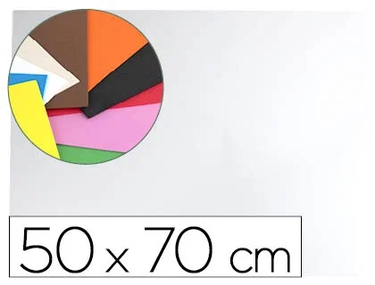 Liderpapel Goma eva 50x70cm 60g/m2 espesor 1.5mm blanco Liderpapel Goma eva 50x70cm 60g/m2 espesor 1.5mm blanco