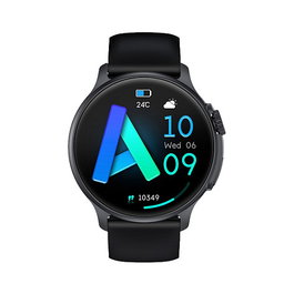 Emporia Watch Joy Negro - Reloj Inteligente, Pantalla AMOLED 1.43", Monitor Cardiaco, Oxímetro, 10 Días Batería, Bluetooth 5.0, Compatible Android e iOS