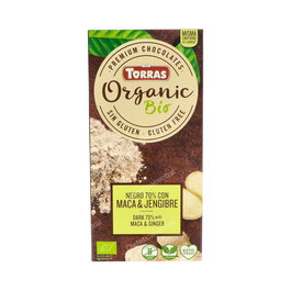 Torras Chocolate Negro con Maca y Jengibre 100Gr Bio SG