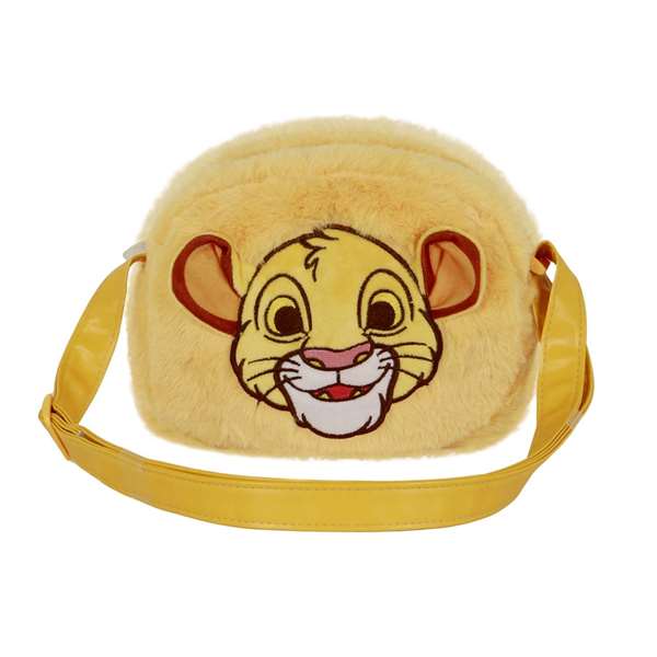 Karactermania El Rey Leon Mini Bolso Plush Sit 17x13x7cm Amarillo Poliester