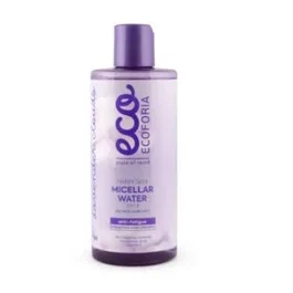 ECOFORIA Agua Micelar 3 En 1 300Ml Eco - Hidratación Intensiva con Ácido Hialurónico y Vitamina C, Limpia y Revitaliza la Piel