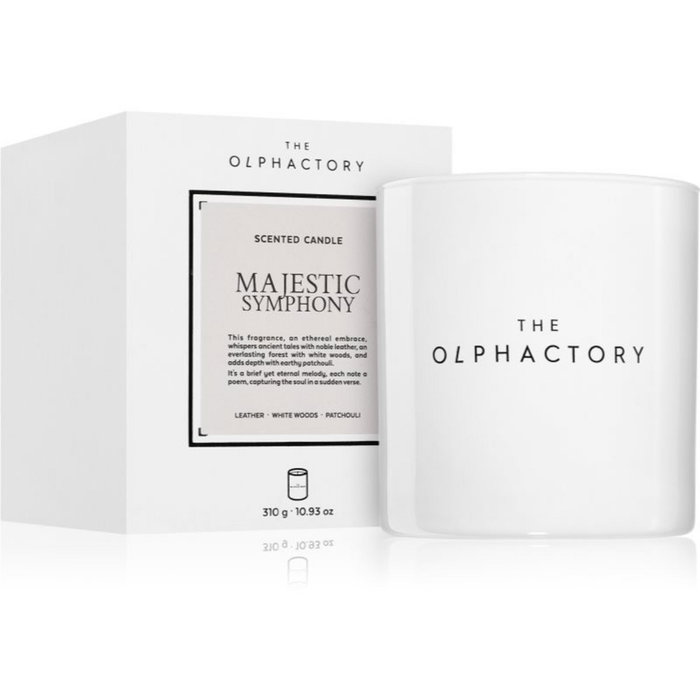 Majestic Symphony, Leather, Vela aromática, 310 g Majestic Symphony, Leather, Vela aromática, 310 g