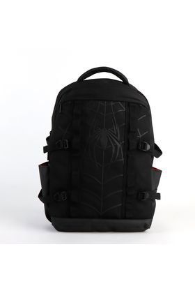 Cerdá Mochila Casual Técnica Spiderman Negra con Relieve Marvel