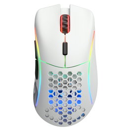 Glorious Model D RGB Ratón Inalámbrico Blanco