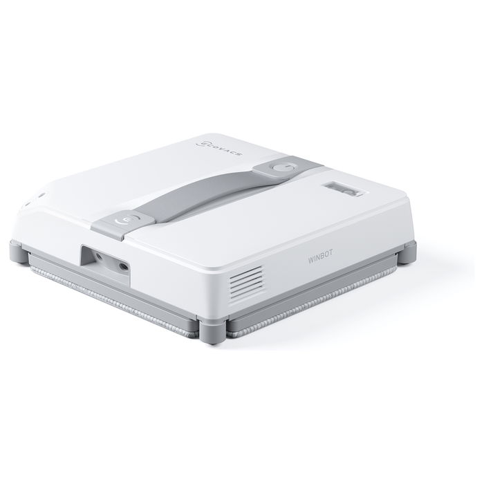 ECOVACS WINBOT Mini Robot Limpiacristales, Succión Universal 22x25 cm, Gris y Blanco, Batería de Ión-Litio, Nivel de Ruido 63 dB
