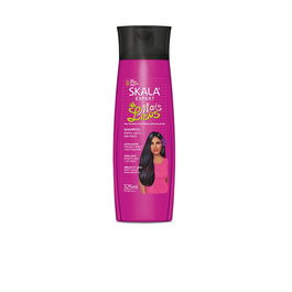 Skala Champú Extra Lisos 325ml Vegano con Vitamina E y D-Pantenol para Cabello Liso y Sin Frizz