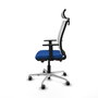 PIQUERAS Y CRESPO Silla de oficina Haches Azul y Blanco