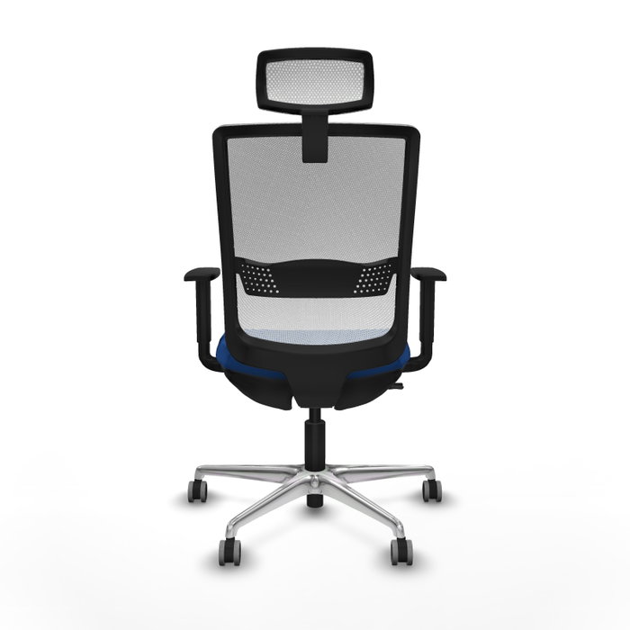 PIQUERAS Y CRESPO Silla de oficina Haches Azul y Blanco