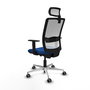 PIQUERAS Y CRESPO Silla de oficina Haches Azul y Blanco