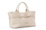 Lucky Bees Bolsa de Hombro Crema Cuero de Polivinilo Elegante Versátil Bolso de Moda
