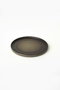 Hermia X00018267 Juego de 6 Platos de Gres Cerámico de 27 cm, Negro y Marrón