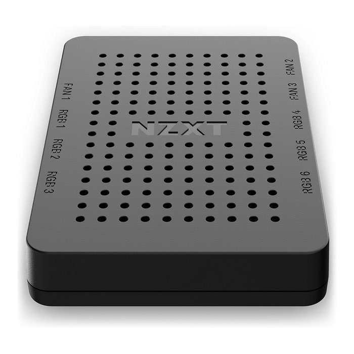 NZXT AC-CRFR0-B1 Controlador de Ventiladores RGB con 9 Canales y Cables Incluidos para PC Negro