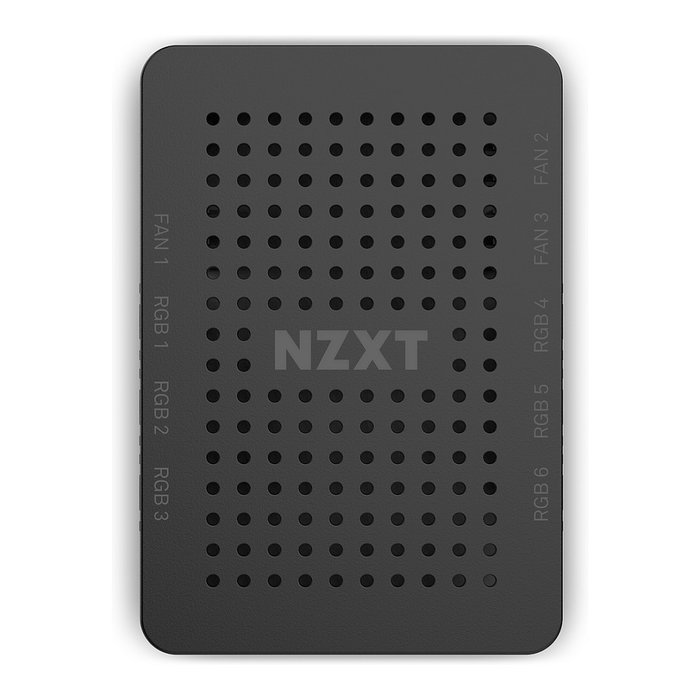 NZXT AC-CRFR0-B1 Controlador de Ventiladores RGB con 9 Canales y Cables Incluidos para PC Negro
