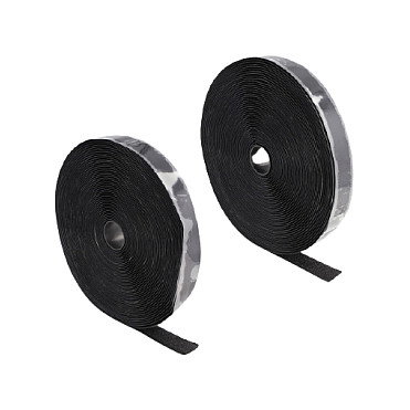 DeLOCK Cinta de gancho y bucle autoadhesiva 15 m x 25 mm negra DeLOCK Cinta de gancho y bucle autoadhesiva 15 m x 25 mm negra