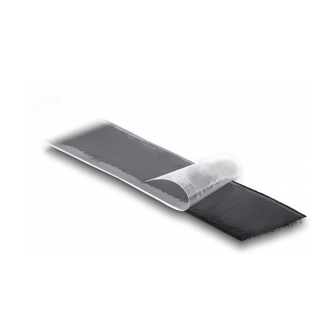 DeLOCK Cinta de gancho y bucle autoadhesiva 15 m x 25 mm negra DeLOCK Cinta de gancho y bucle autoadhesiva 15 m x 25 mm negra
