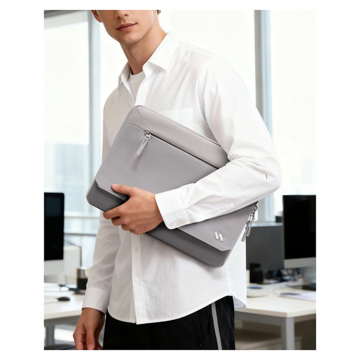 Inateck LBT11 Funda para Portátil 13" Gris, Compatible con MacBook Air/Pro y Surface
