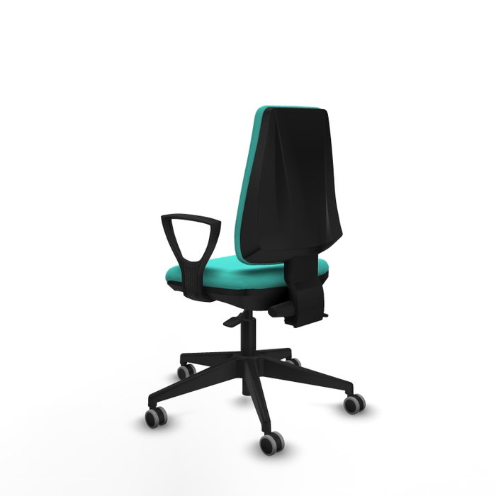 PIQUERAS Y CRESPO Silla de oficina Elche, Similpiel Turquesa, Mecanismo Asincro PIQUERAS Y CRESPO Silla de oficina Elche, Similpiel Turquesa, Mecanismo Asincro