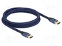 DeLOCK Cable HDMI Ultra High Speed 8K 48 Gbps 2 m Azul