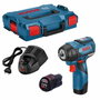 Bosch Professional Llave de impacto GDS 12V-115 con 2 baterías 3.0Ah + L-BOXX