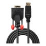 Lindy 41942 Cable Adaptador DisplayPort a VGA de 2 m, Negro