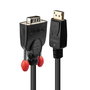 Lindy Cable Adaptador DisplayPort a VGA 2 Metros para PC y Laptop, Soporte hasta 1920x1200@60Hz