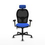 PIQUERAS Y CRESPO Silla de oficina Jorquera con mecanismo Sincro/Traslack Azul