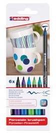 Rotul.Edding 4200 Porcelana. Col.Frios. Est. De 6