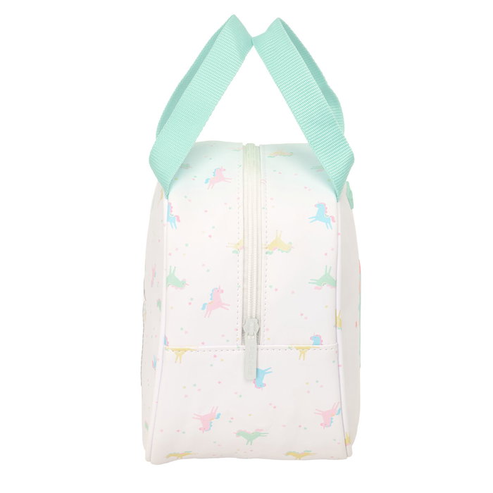 Portameriendas Térmico Safta Unicornio Beige 19 x 22 x 14 cm