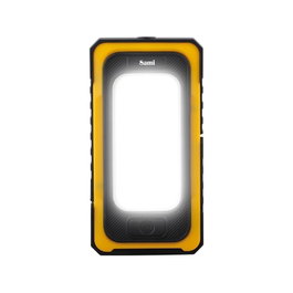 SAMI Linterna LED recargable y solar con imán y powerbank