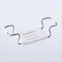 Basics Asiento de bañera regulable Blanco 55-70 cm