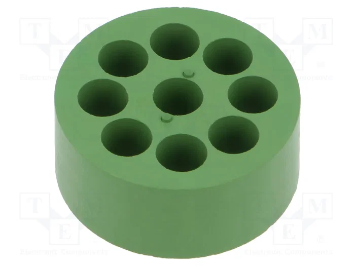 LAPP Inserción para sello aislante SKINTOP® DIX M40 de 9 agujeros LAPP Inserción para sello aislante SKINTOP® DIX M40 de 9 agujeros