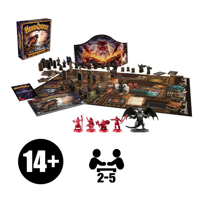 Hasbro HeroQuest Juego de Mesa Der Aufbruch Edición Alemán